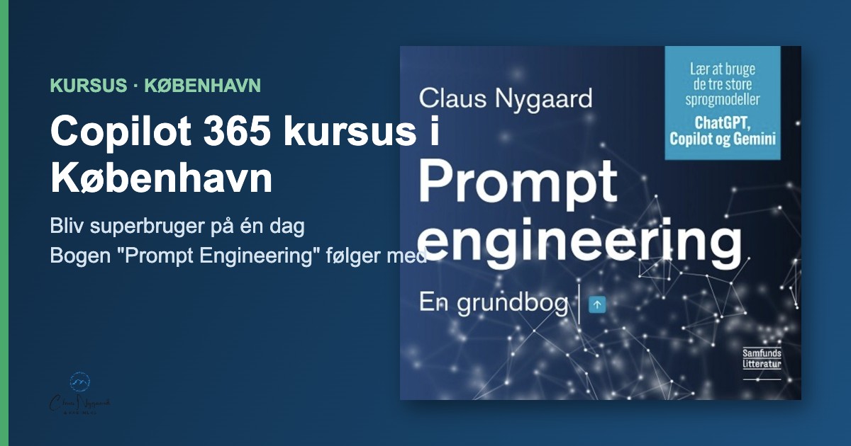 Microsoft Copilot 365 kursus i København
